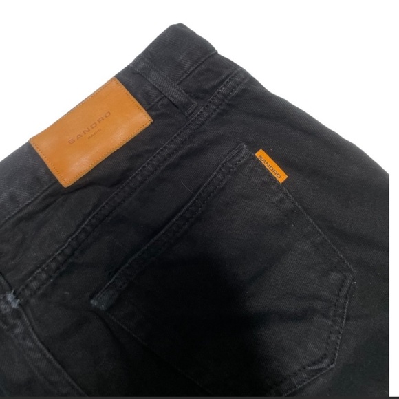 Sandro Paris Etroit Men’s Black Slim Jeans - Picture 8 of 13